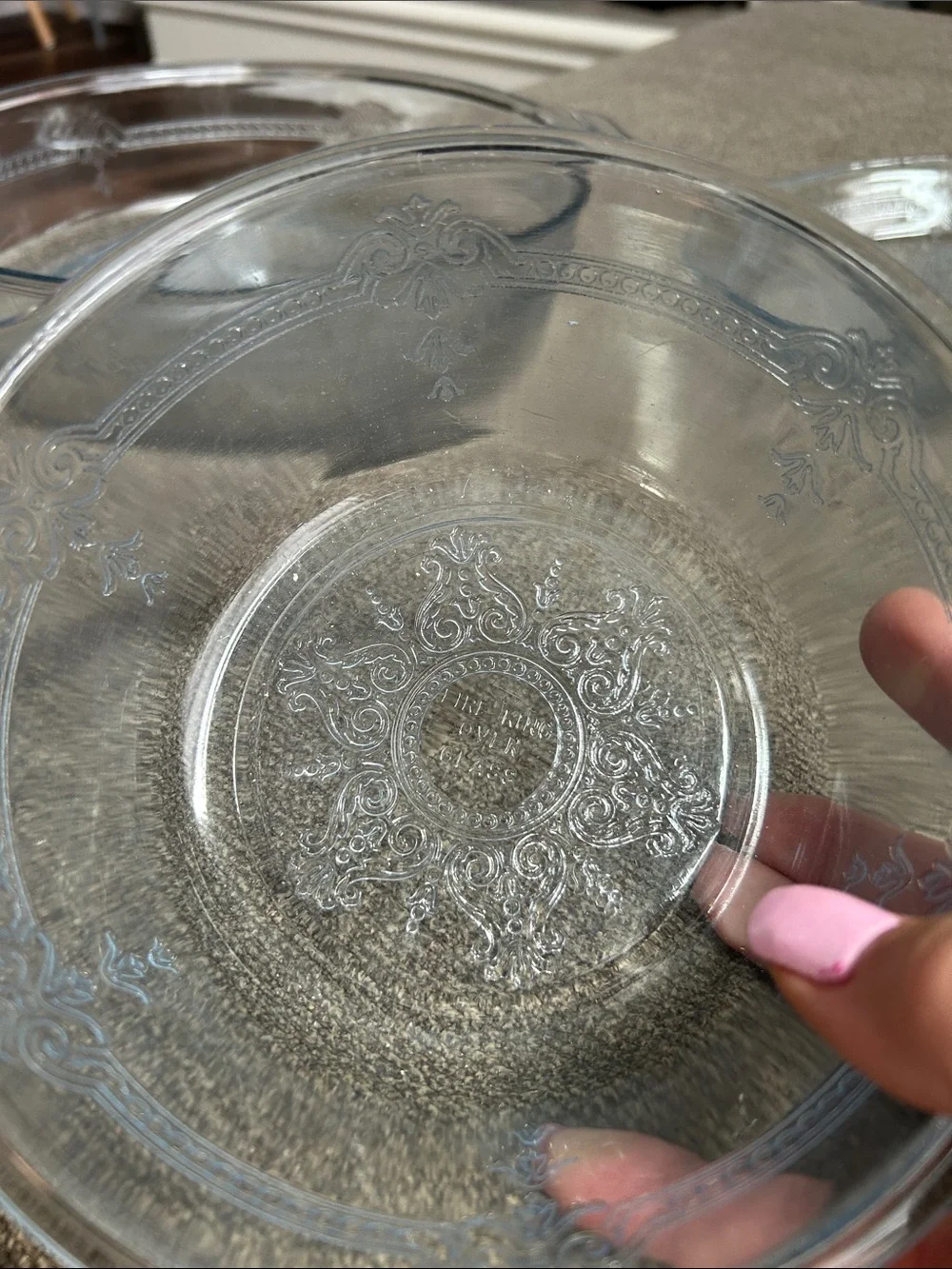 Vintage Blue Fire King Glass Baking Dish Set - 3 Piece
